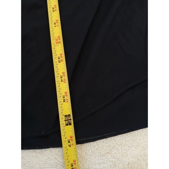 XSCAPE Womens Dress Dark Blue Navy part Riches beaded Zipper‎ Size 14 Cocktail - Picture 13 of 16